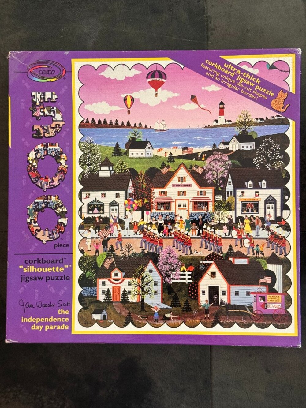 Jane Wooster Scott Corkboard “silhouette” jigsaw puzzle